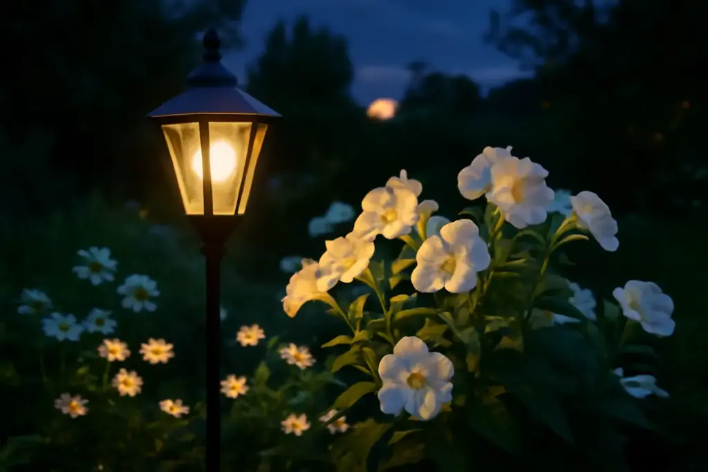 Illuminare il giardino con piante notturne: il beneficio di nuove fioriture al calare del sole