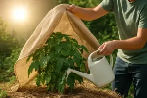 Come proteggere le piante esterne dalle ondate di calore? Metodi naturali che evitano danni e stress alle radici