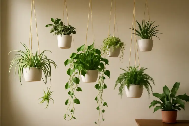 Piante sospese: crea effetti scenografici seguendo il metodo più semplice e stabile