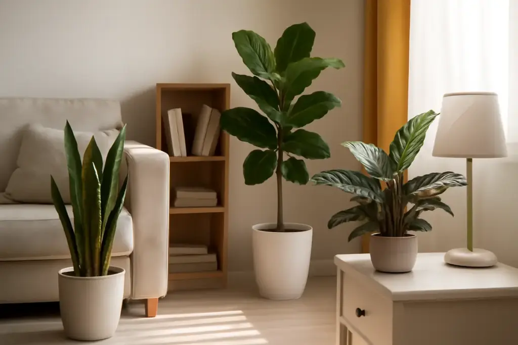 Sansevieria, Ficus o Calathea: dove posizionarle perché rendano al massimo nella tua casa?