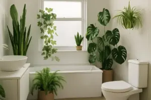 Quali piante scegliere per il bagno? Soluzioni anti-umidità che arredano con stile