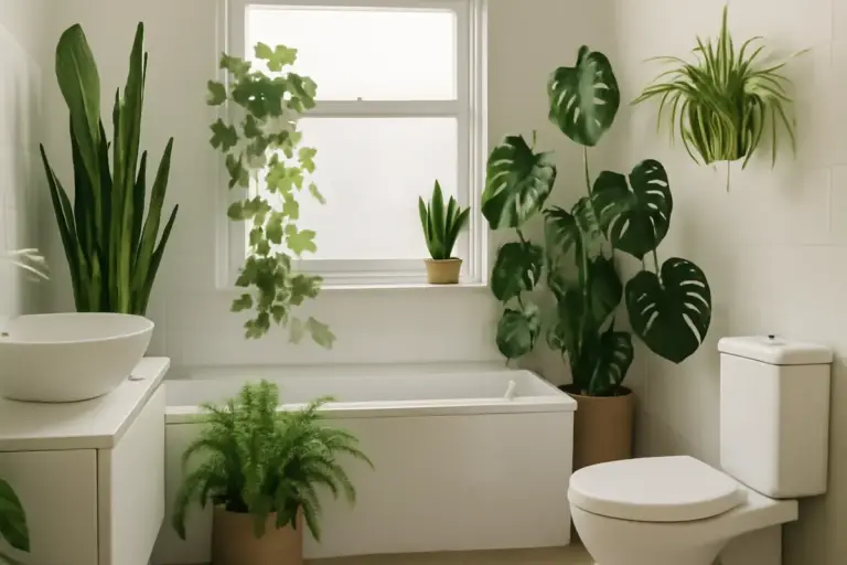 Quali piante scegliere per il bagno? Soluzioni anti-umidità che arredano con stile