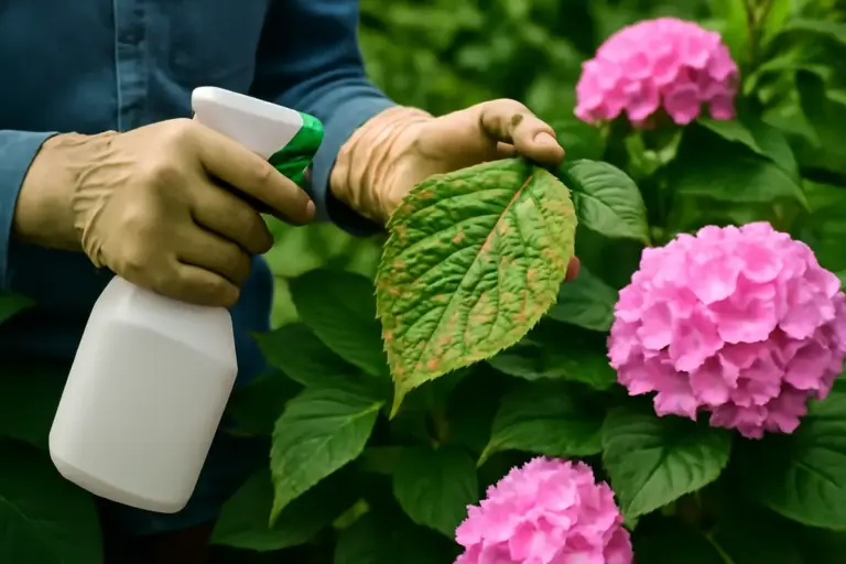 Malattie fogliari delle ortensie: scopri la strategia per avere fiori sani e abbondanti