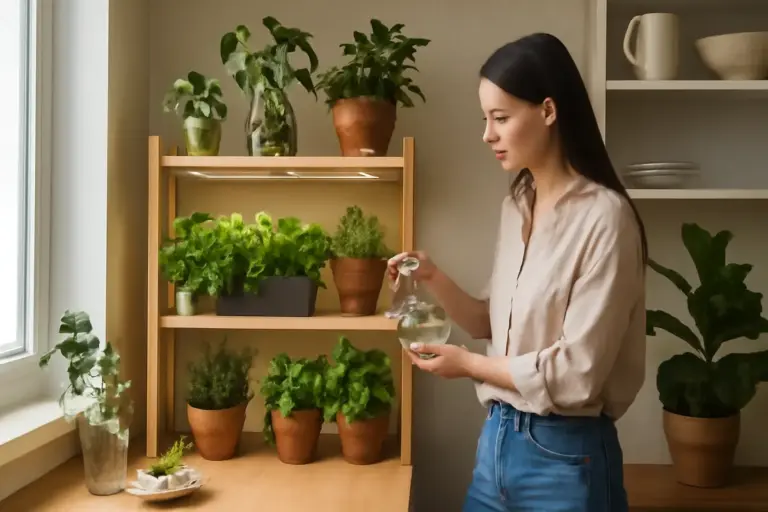 Come si progetta un angolo verde antispreco in casa? Scopri la tecnica che abbina estetica e sostenibilità